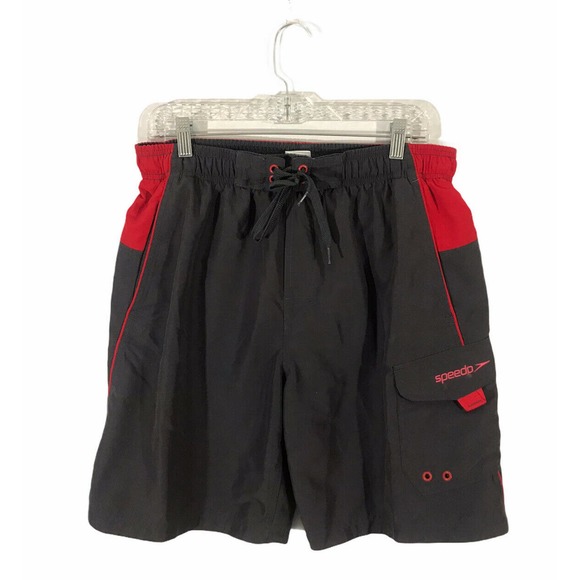 Speedo Men's Cargo Swim Trunks -Size Large Pockets - Picture 6 of 9